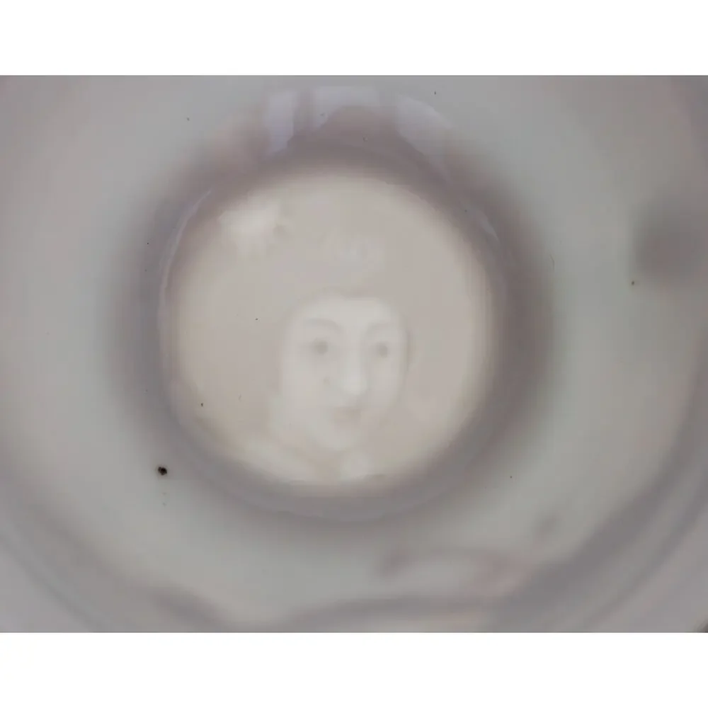 VTG Moriage Dragonware New York City Teacup Set Geisha Lithophane Chinoiserie